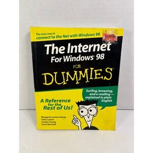 The Internet For Windows 98 For Dummies Vintage Tech Computing Book Reference